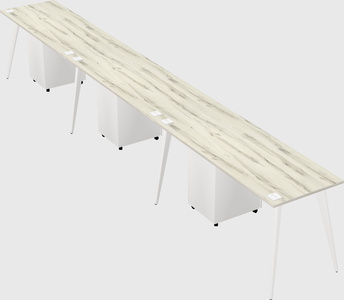 Modern rectangular office desk