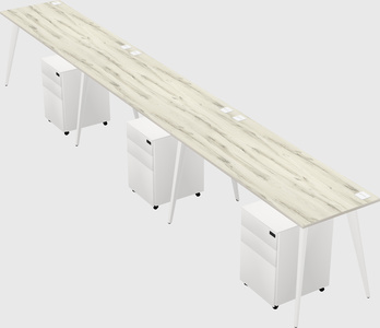 Modern rectangular office desk