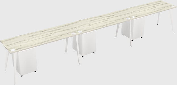 Modern rectangular office desk