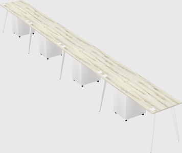 Modern rectangular office desk