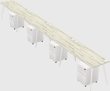Modern rectangular office desk