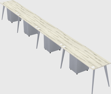 Modern rectangular office desk
