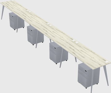 Modern rectangular office desk