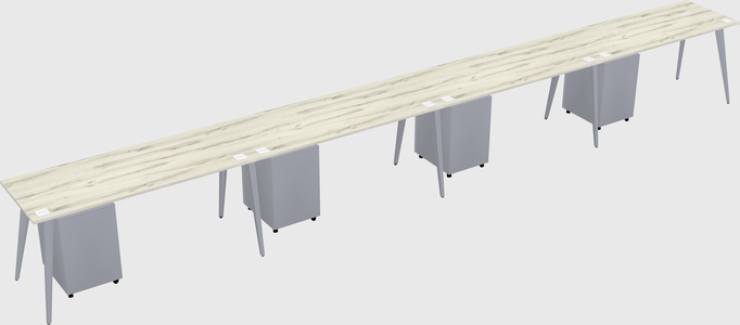 Modern rectangular office desk