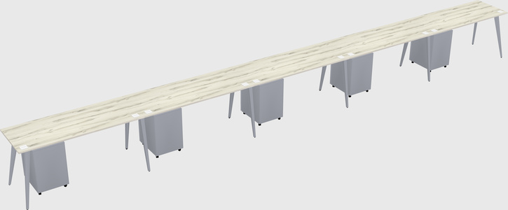 Modern rectangular office desk
