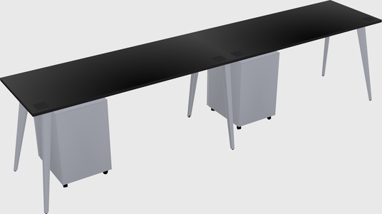 Modern rectangular office desk
