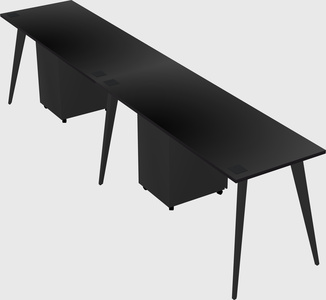 Modern rectangular office desk