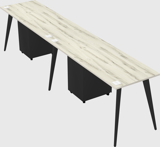 Modern rectangular office desk