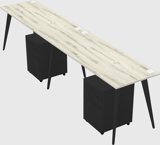 Modern rectangular office desk