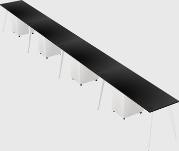 Modern rectangular office desk