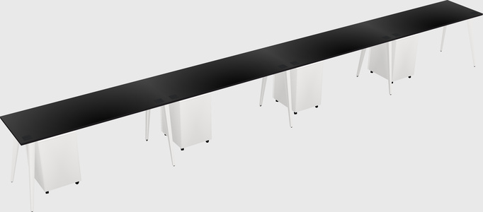 Modern rectangular office desk