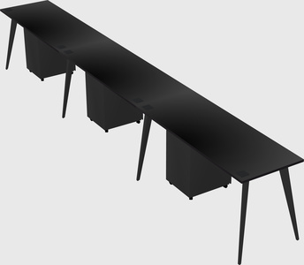 Modern rectangular office desk