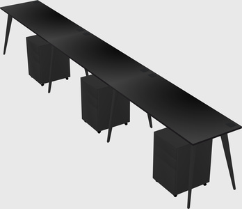 Modern rectangular office desk