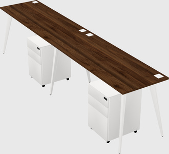 Modern rectangular office desk