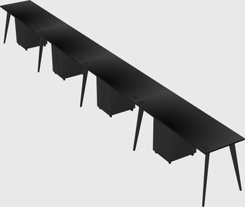 Modern rectangular office desk