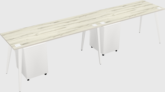 Modern rectangular office desk