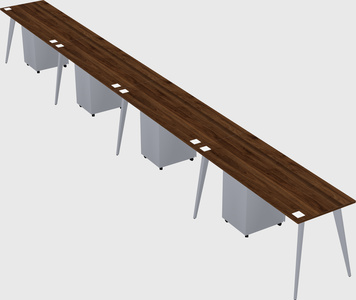 Modern rectangular office desk