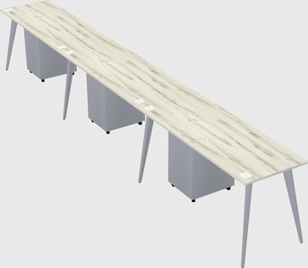 Modern rectangular office desk