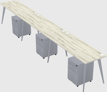 Modern rectangular office desk