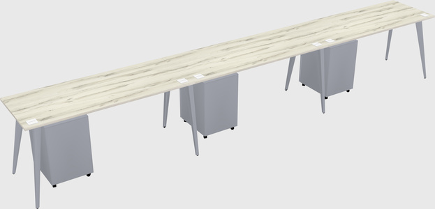 Modern rectangular office desk