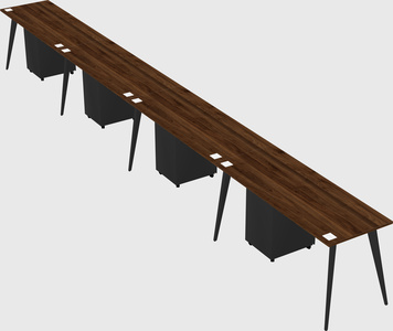 Modern rectangular office desk