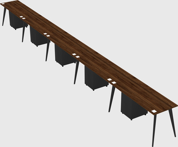 Modern rectangular office desk