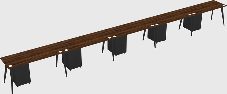 Modern rectangular office desk