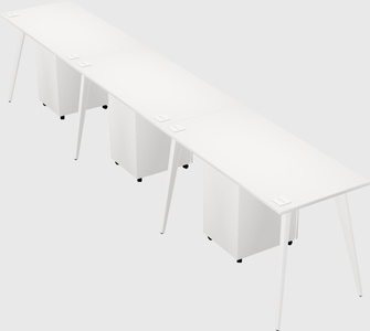 Modern rectangular office desk