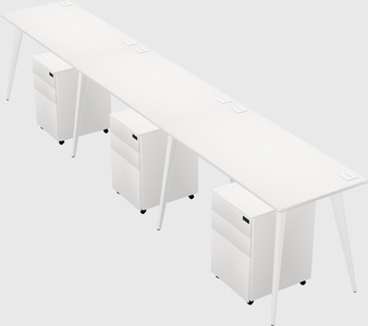 Modern rectangular office desk