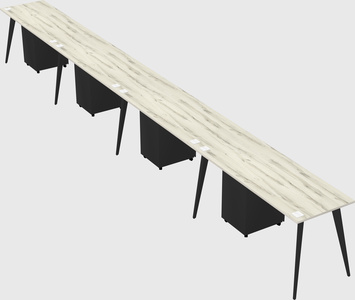 Modern rectangular office desk