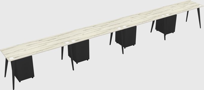 Modern rectangular office desk