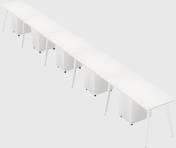 Modern rectangular office desk