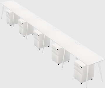 Modern rectangular office desk