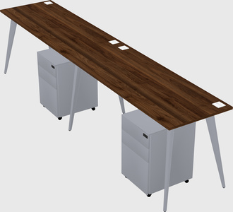 Modern rectangular office desk