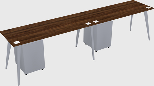 Modern rectangular office desk