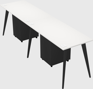 Modern rectangular office desk