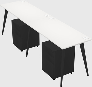 Modern rectangular office desk