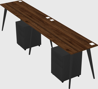 Modern rectangular office desk