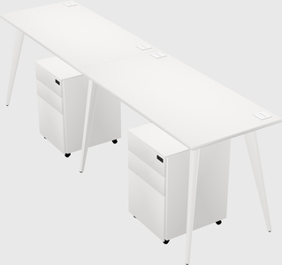 Modern rectangular office desk