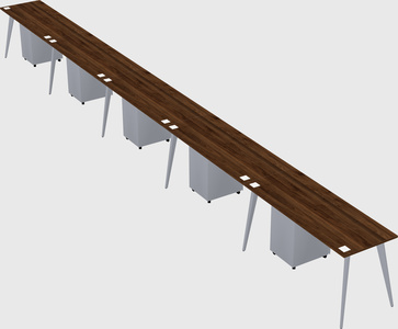 Modern rectangular office desk
