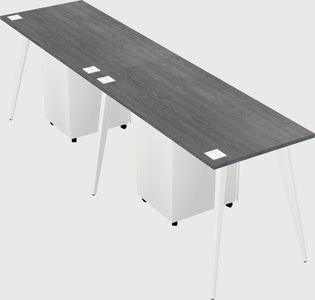 Modern rectangular office desk