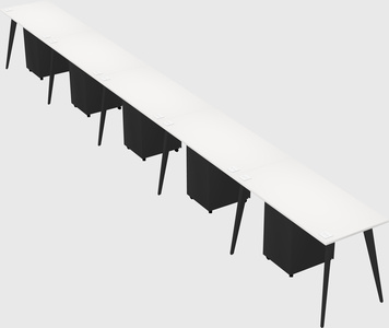 Modern rectangular office desk