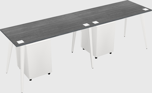 Modern rectangular office desk