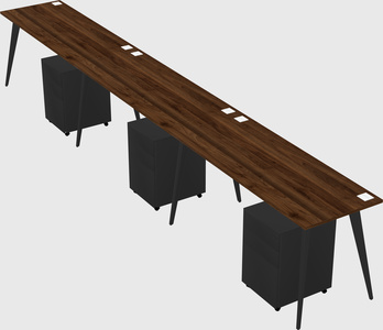 Modern rectangular office desk