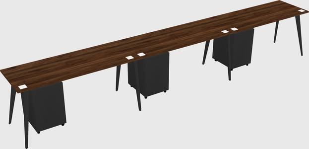 Modern rectangular office desk