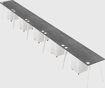 Modern rectangular office desk