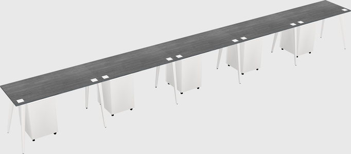 Modern rectangular office desk