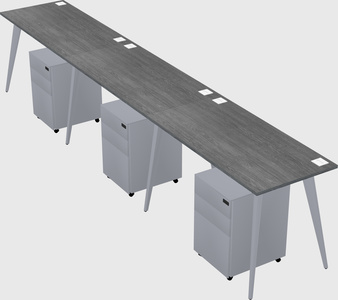 Modern rectangular office desk