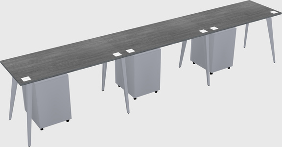 Modern rectangular office desk