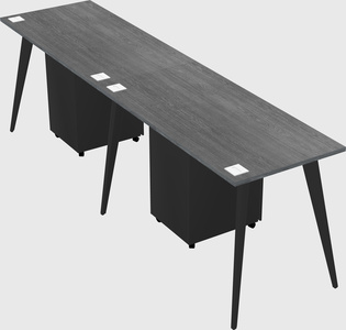 Modern rectangular office desk